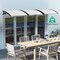Costway 48" x 40" Window Outdoor Awning Door Canopy Exterior Awning Canopy Black/Grey